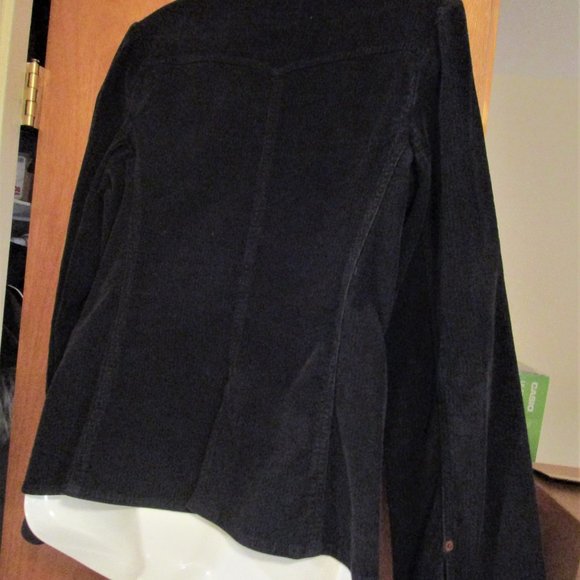 WOMEN'S NAVY BLUECORDUROY BLAZER-LUCKY BRAND-MEDIUM-EXCELLENT CONDITION - Picture 7 of 8